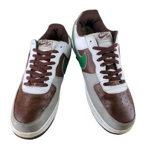 Nike Air Force 1 AF-1 '82 Sneaker Green Brown Gray White Mens Sz 13 Casual 2006